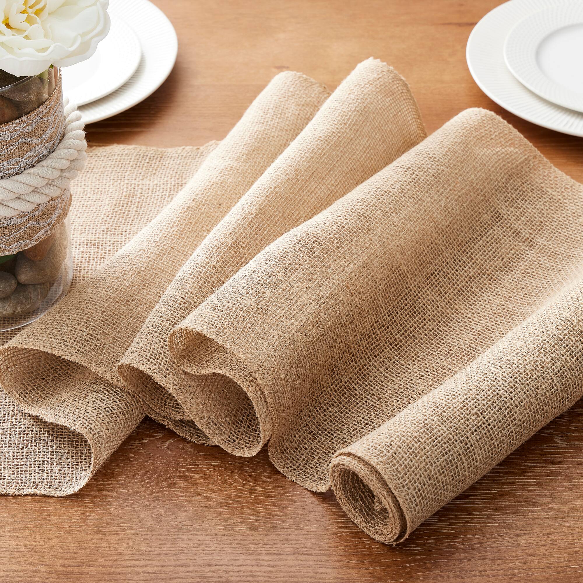 5yd. Open Weave Burlap Runner by Ashland®